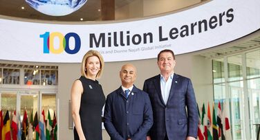Thunderbird Francis & Dionne Najafi 100 Million Learners Initiative